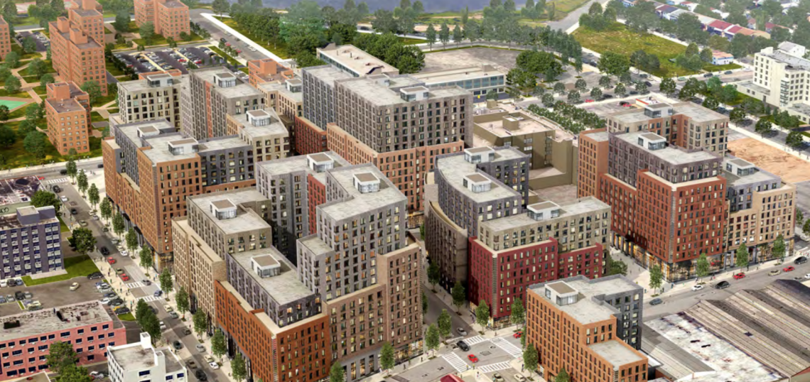 Construction underway for first phase of big Edgemere Commons